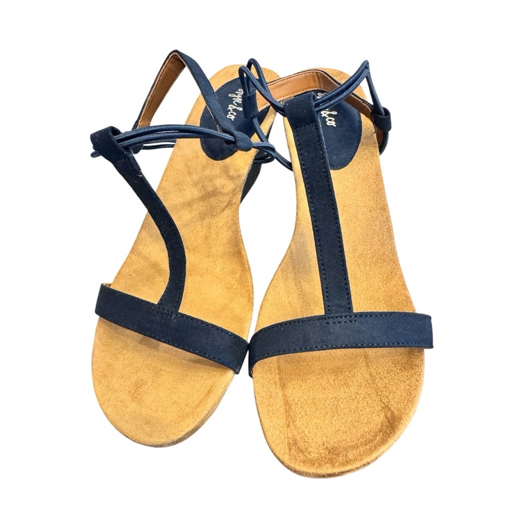 New in Box: Style & Co Vegan suede 1.5” wedge sandals -size 12